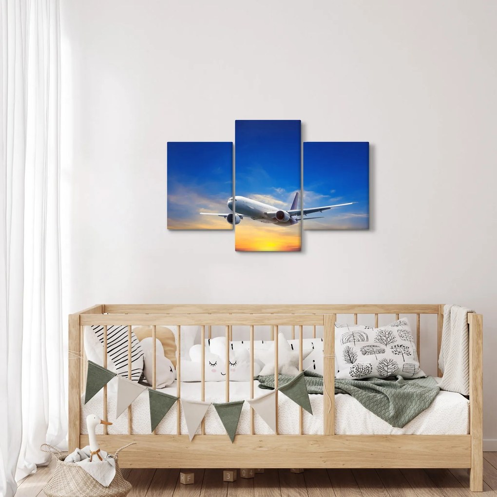 Tablou cu avion (90x60 cm)