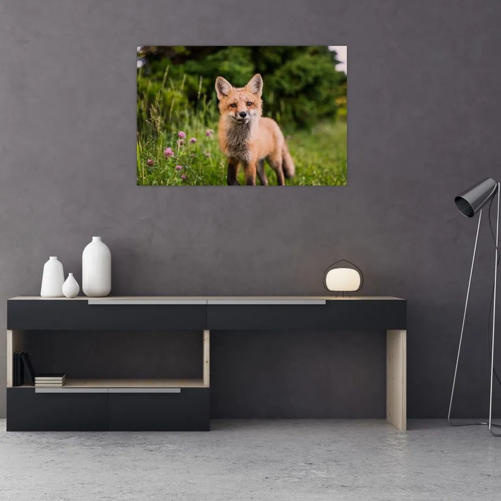 Tablou cu vulpe (90x60 cm)