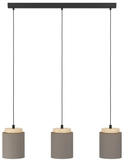 Eglo 99446 - Lustră pe cablu ALBARIZA 3xE27/40W/230V