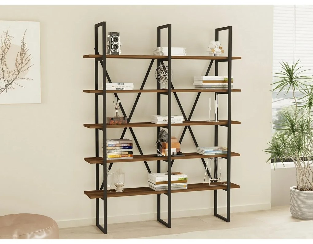 Raft Burgaz Black and Walnut