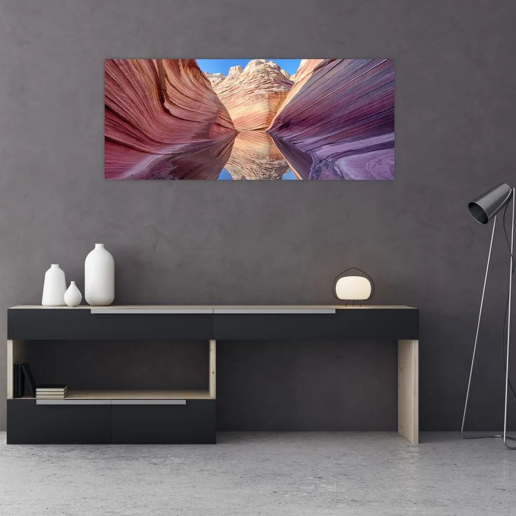 Tablou - valurile de Arizona (120x50 cm)