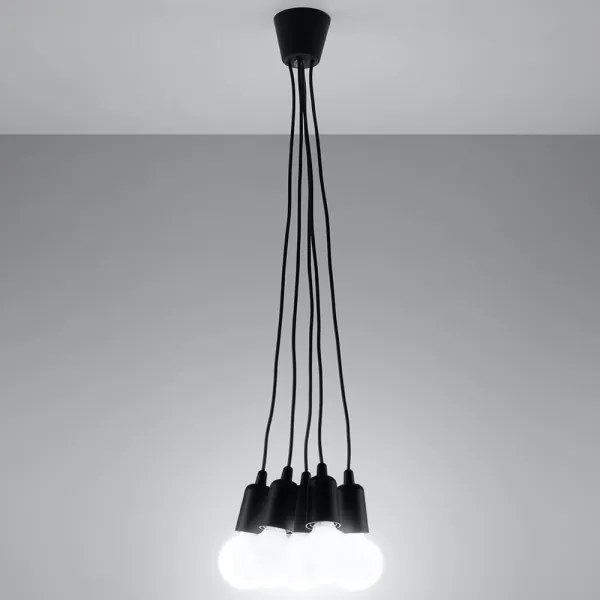Lustră pe cablu DIEGO 5xE27/60W/230V