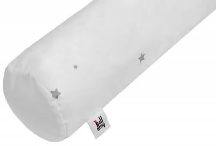 Perna din bumbac Culoare alba in forma de rola, SHINNING STAR 15 x 70 cm