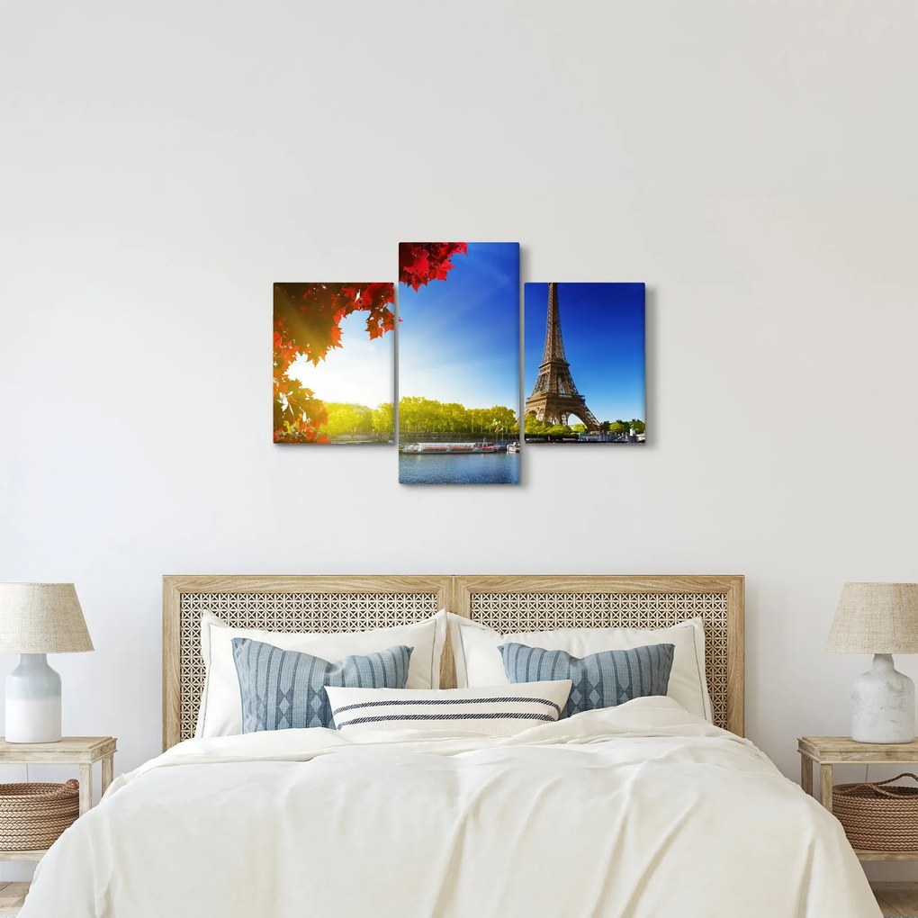 Tablou - toamna la Paris (90x60 cm)
