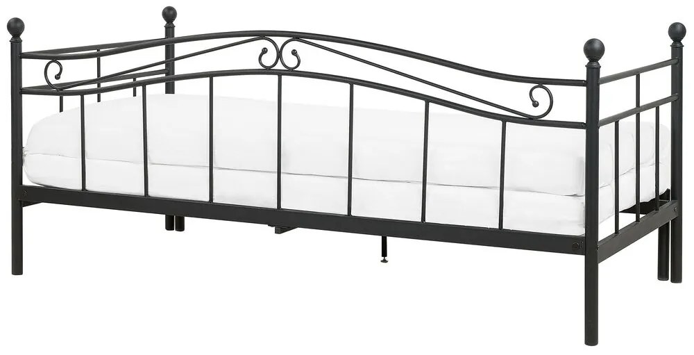 Pat extensibil 80 cm TULO (negru) (cu somieră). 1022656
