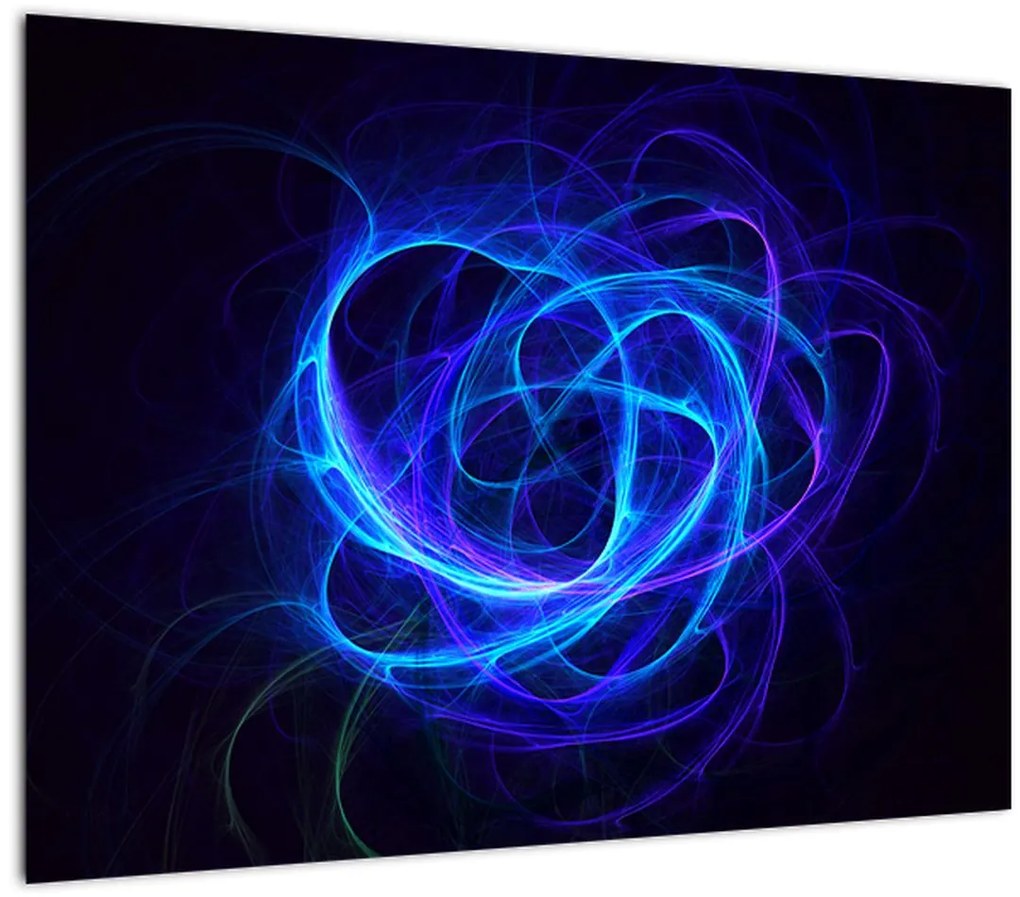 Tabloul cu ghem albastru abstract (70x50 cm)
