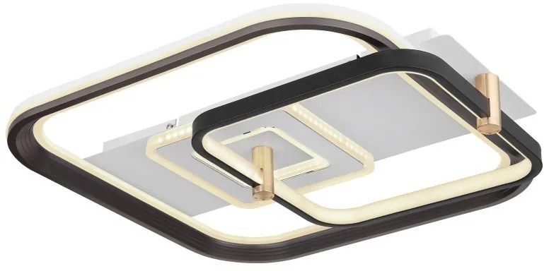 Plafoniera LED cu telecomanda design modern Ani alb 48W
