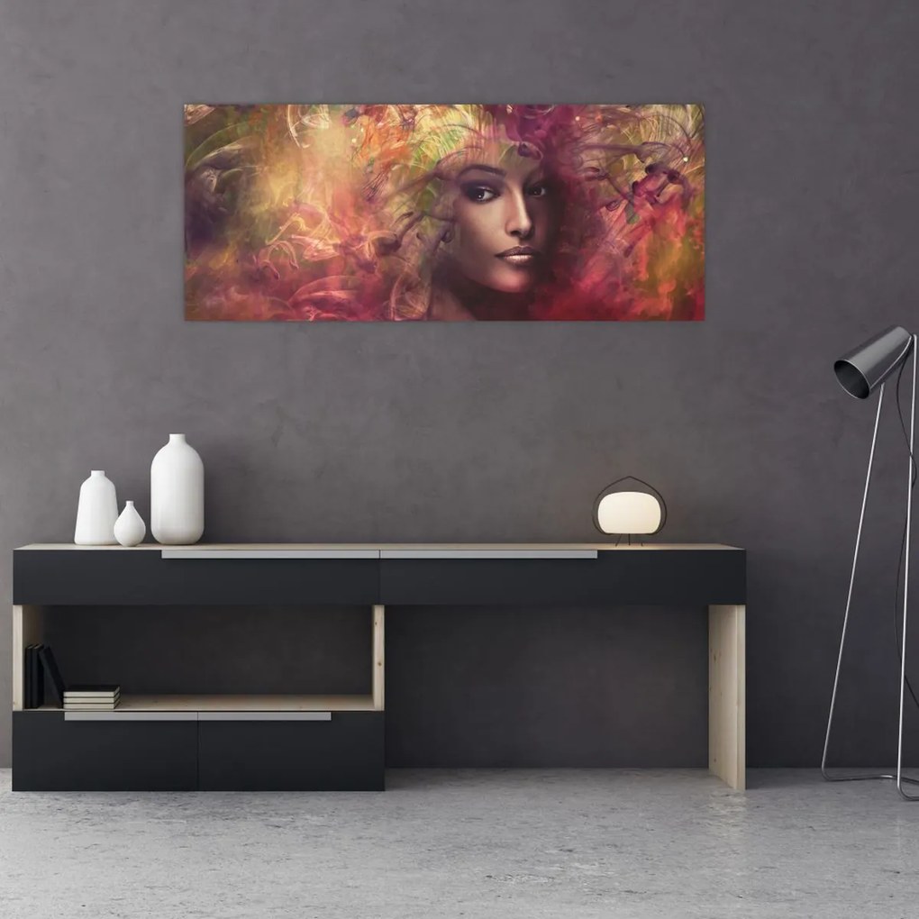 Tablou - Femeie de fantezie (120x50 cm)