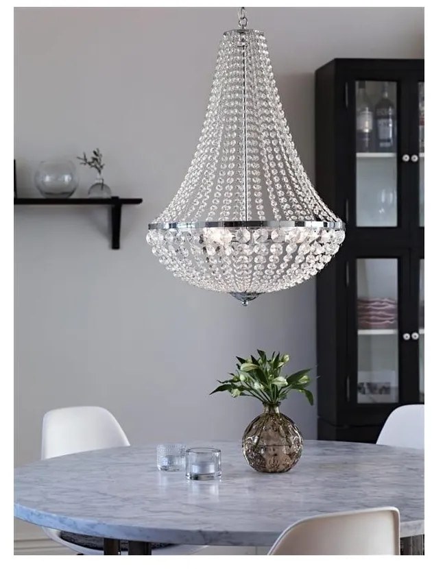 Lustră argintie ø 40 cm Gränsö - Markslöjd