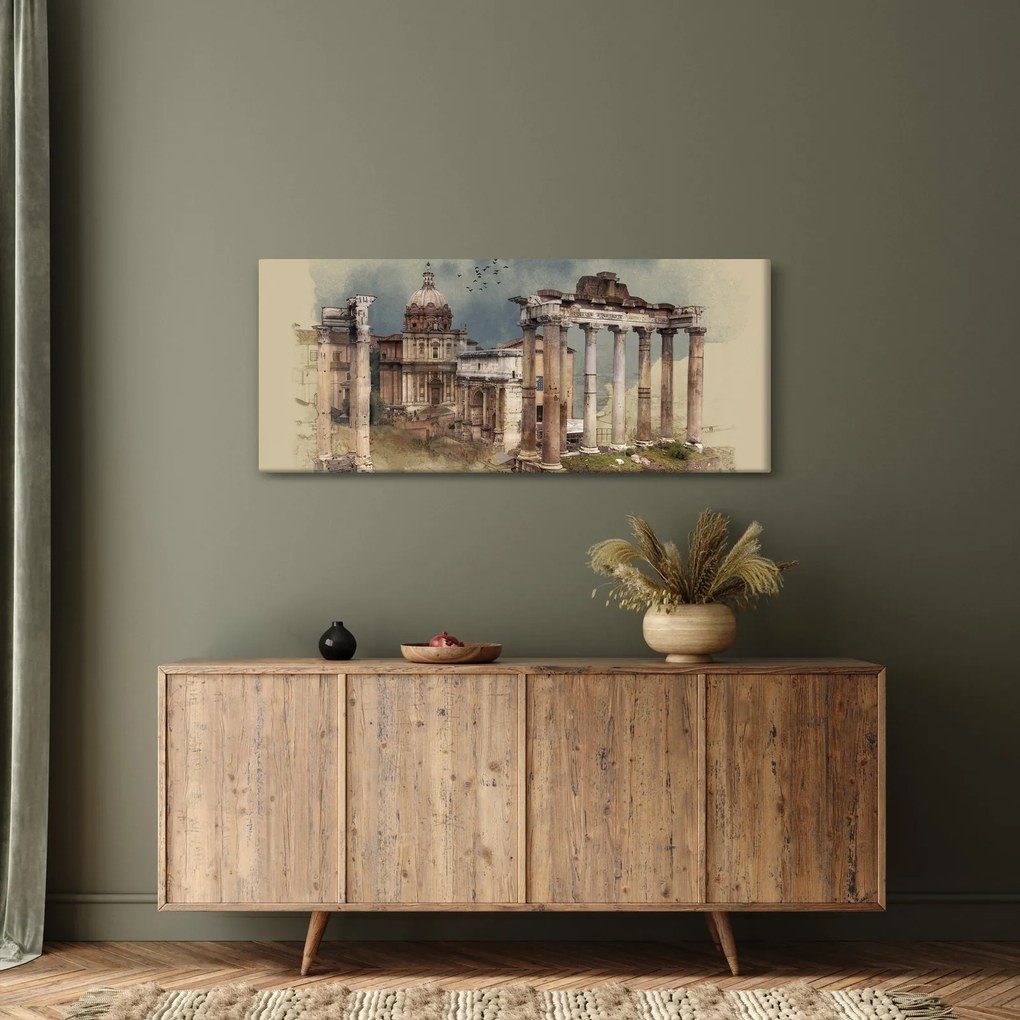 Tablou - Forumul Roman, Roma, Italia (120x50 cm)