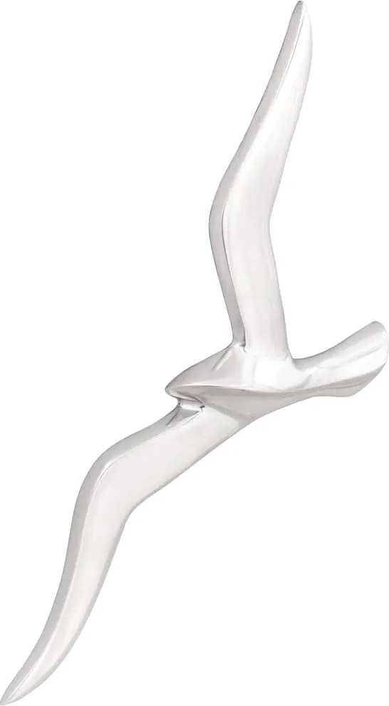 vidaXL Pereche de pescăruși 2 pcs Argintiu Aluminiu