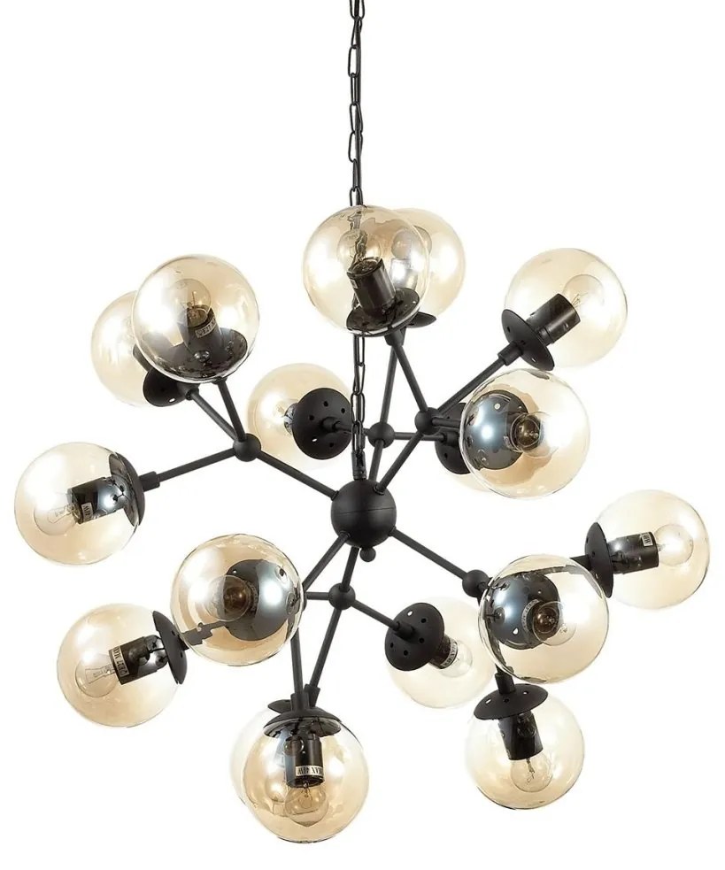 Lustra design industrial cu 18 surse de lumina KEPLER SP18 162478