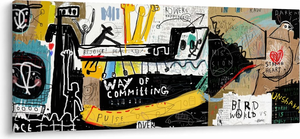 Tablou - Graffiti (120x50 cm)