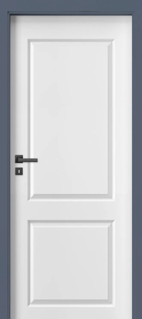 Usa alba cu toc reglabil gri antracit - HDF PORTA SAVOY - Std. Ceh ST, 140-160 mm