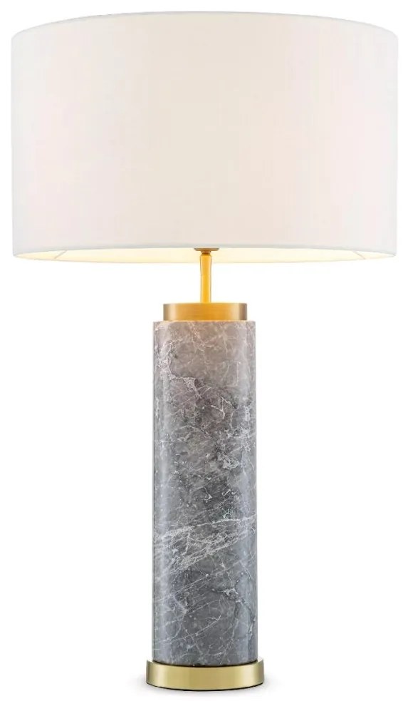 Veioza, Lampa de masa design LUX Lxry, marmura gri
