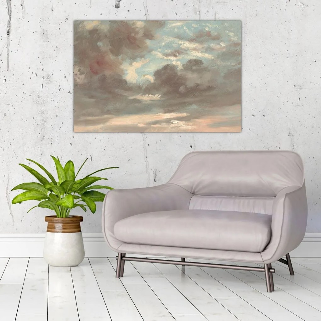 Tablou - John Constable, Cloud Study Stormy Sunset, reproducere (90x60 cm)