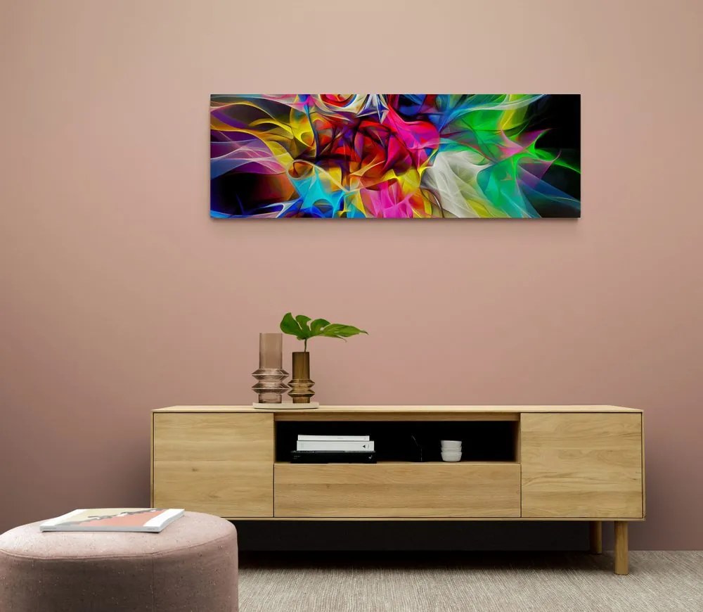 Tablou haosului colorat abstract