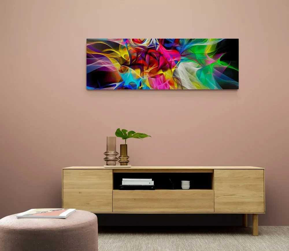Tablou haosului colorat abstract