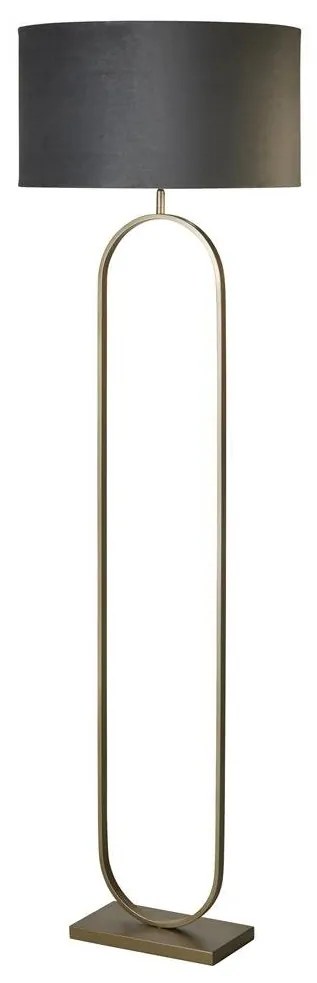 Lampadar/Lampa de podea decorativa Modish bronz/gri