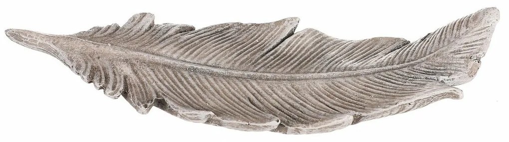 Decorație funerară Pene din aripi de înger,poliresin, 16 x 6 x 2 cm