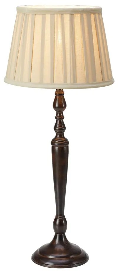 Veioză maro închis cu abajur textil (înălțime 60 cm) Chocolat – Markslöjd