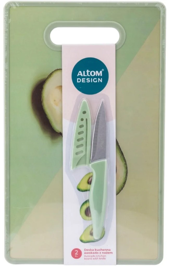 Altom Tăietor decorativ pentru bucătărie Avocadocu cuțit 23 × 37 × 2,5 cm