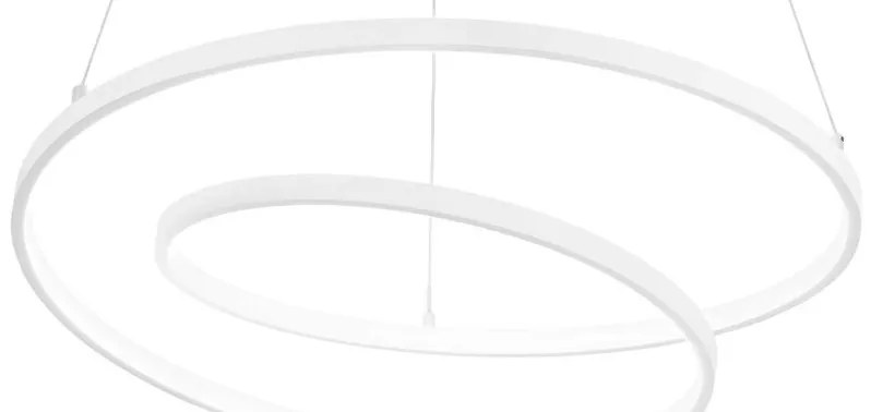 Lustra LED suspendata design modern circular Oz sp d80 dali alba