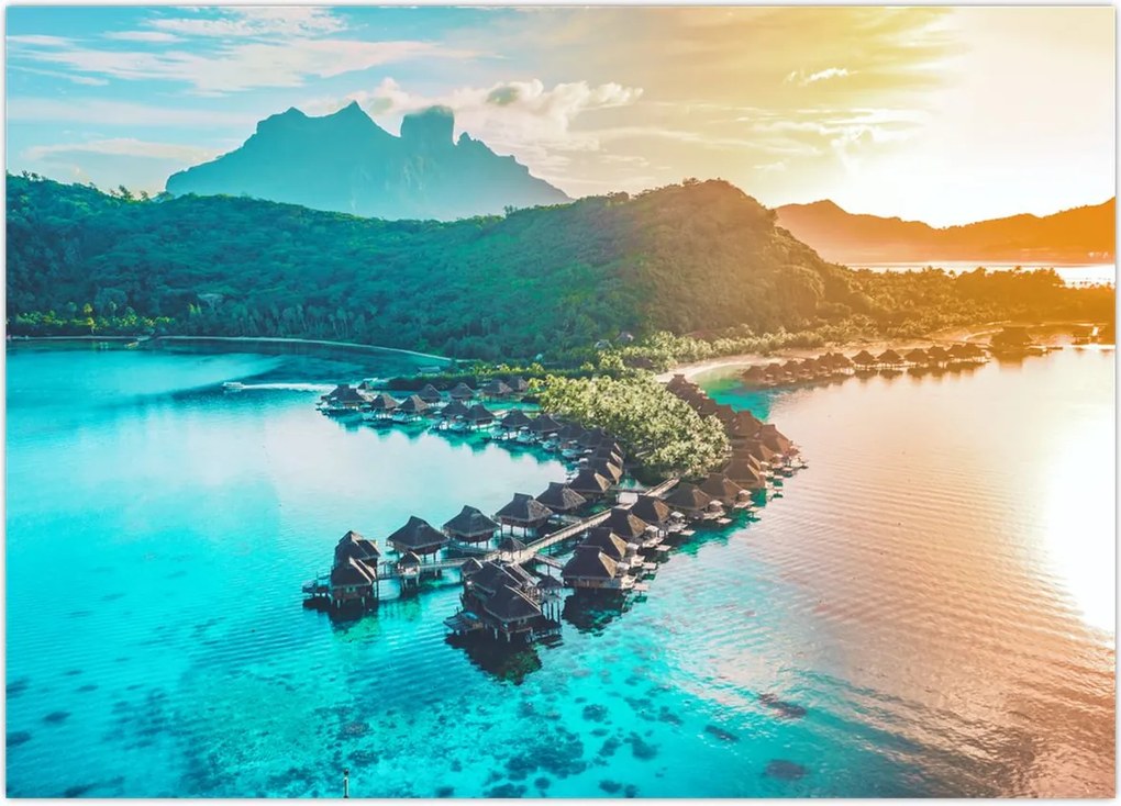Tablou - Bora Bora (70x50 cm)