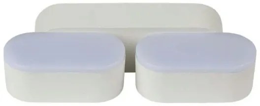 LED lampă flexibilă de perete exterior 2xLED/12W/230V IP65 gri