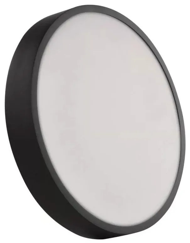 Plafonieră LED/28,5W/230V 3000/3500/4000K d. 30 cm negru