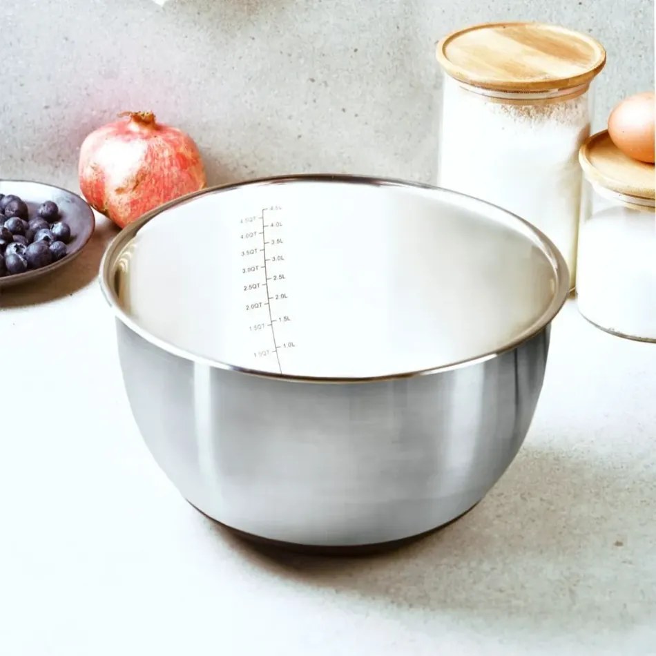 Bol de amestecat Kesper 90896 cu capac și cântar,diam. 24 cm