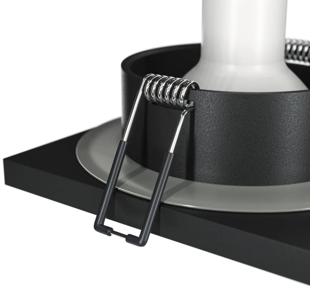 Spot incastrabil design tehnic IP65 Stark negru 8,4x8,4cm