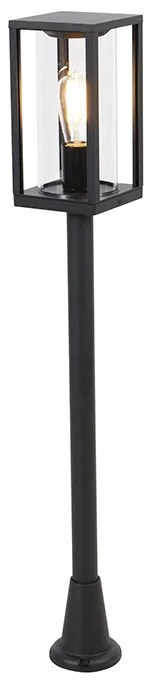 Lampă de podea industrială pentru exterior neagră 100 cm IP44 - Charlois