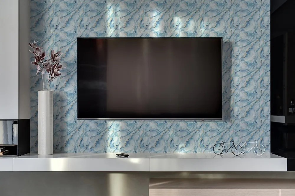 Panou decorativ bucatarie Marmură de iarnă