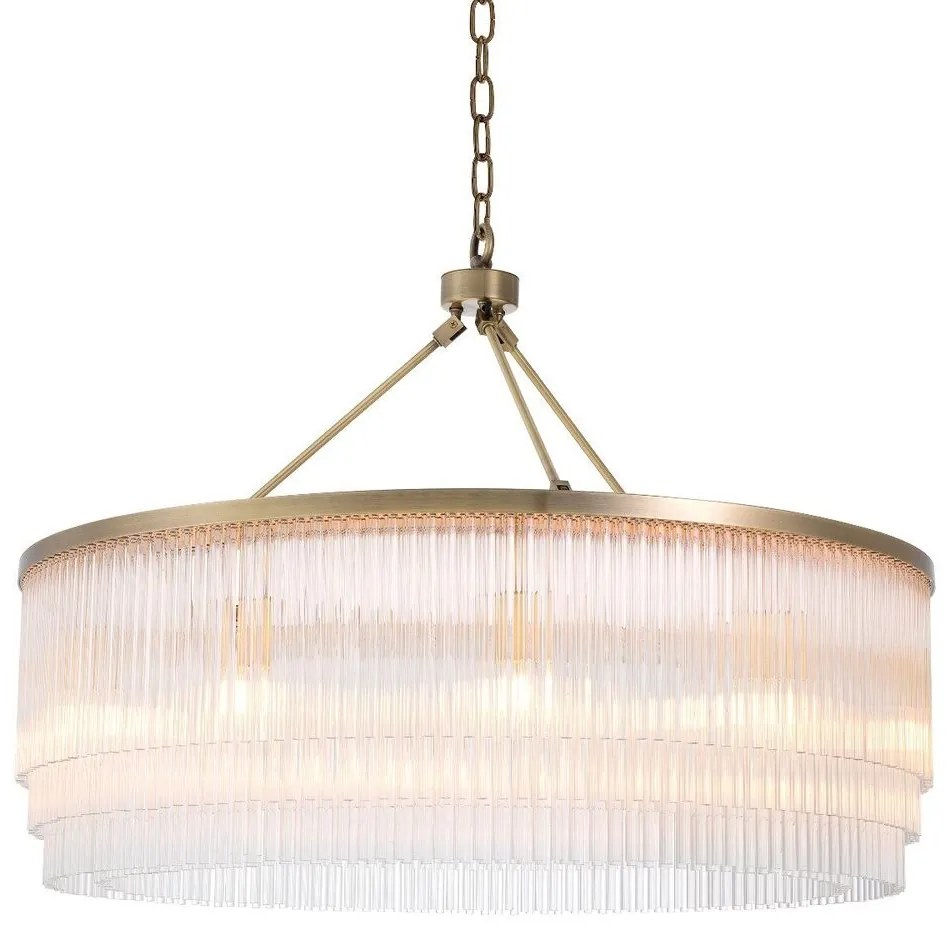 Lustra suspendata design elegant Hector L, metal finisaj alama 114378 HZ