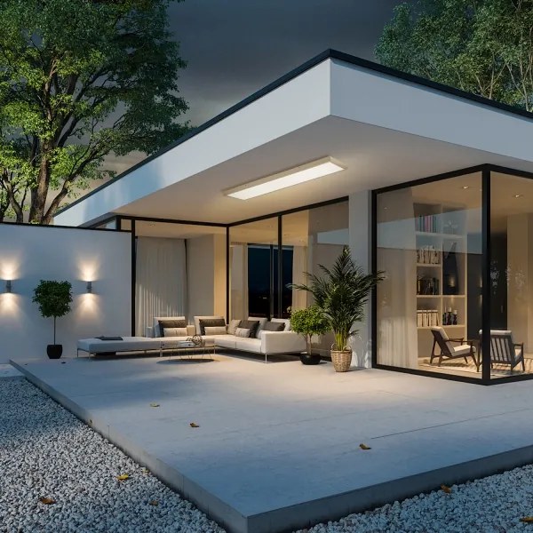 Brilagi-LED Aplica LED de baie dimabilă FRAME SMART LED/50W/230V 120x30 IP44 + telecomandă