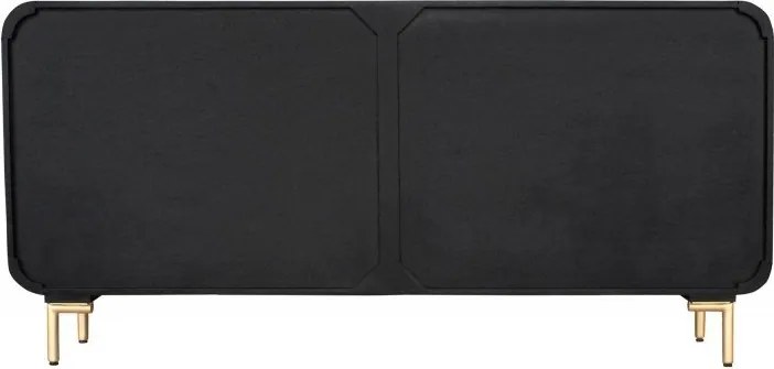 Comoda din lemn de mango Lagoon 160cm, negru