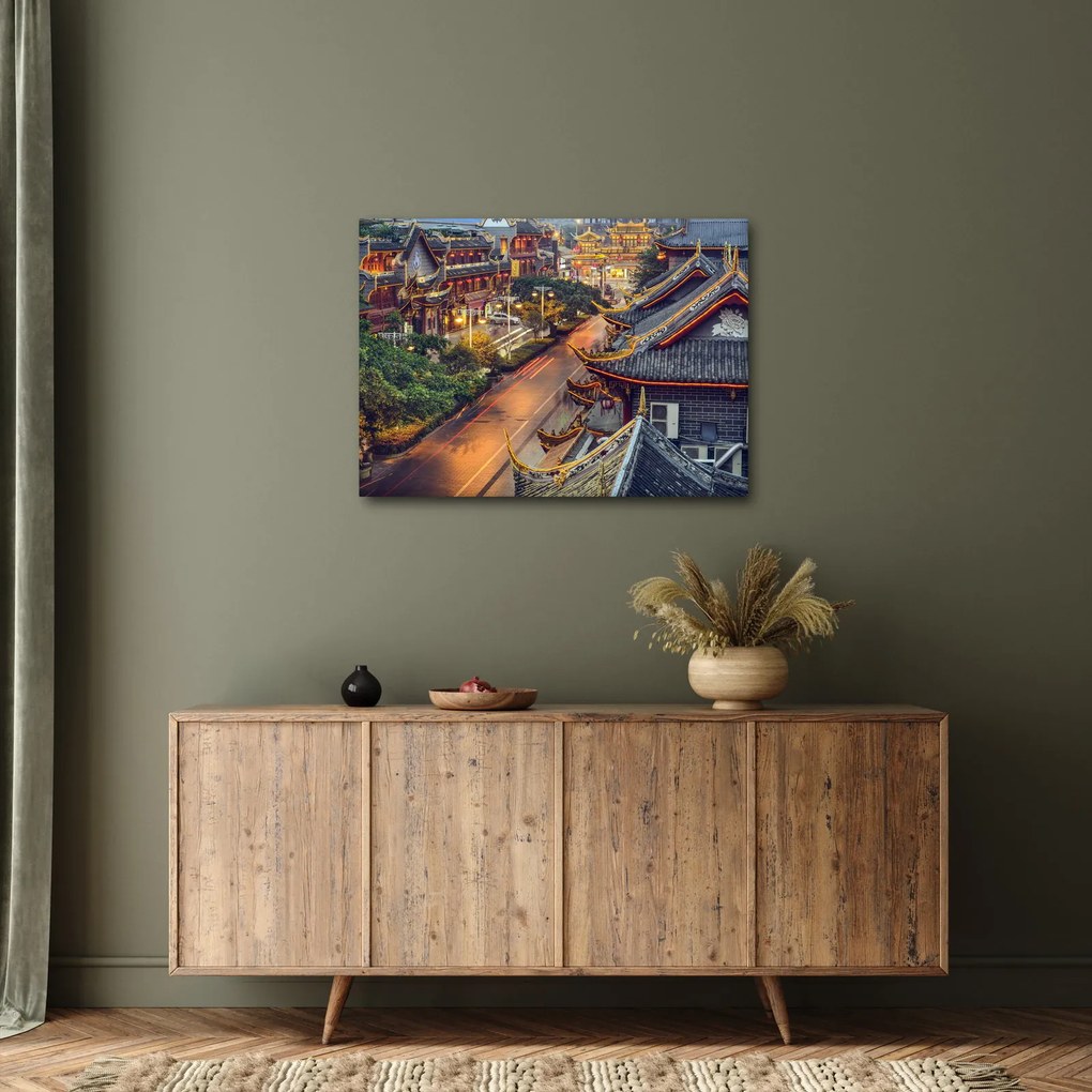 Tablou - Qintai Road, Chengdu, China (70x50 cm)