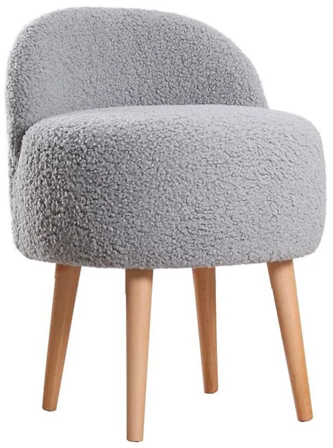 Taburet MIKI, Ø 46 cm, gri