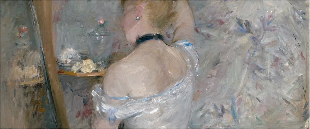 Tablou - Berthe Morisot, Woman at Her Toilette, reproducere (120x50 cm)