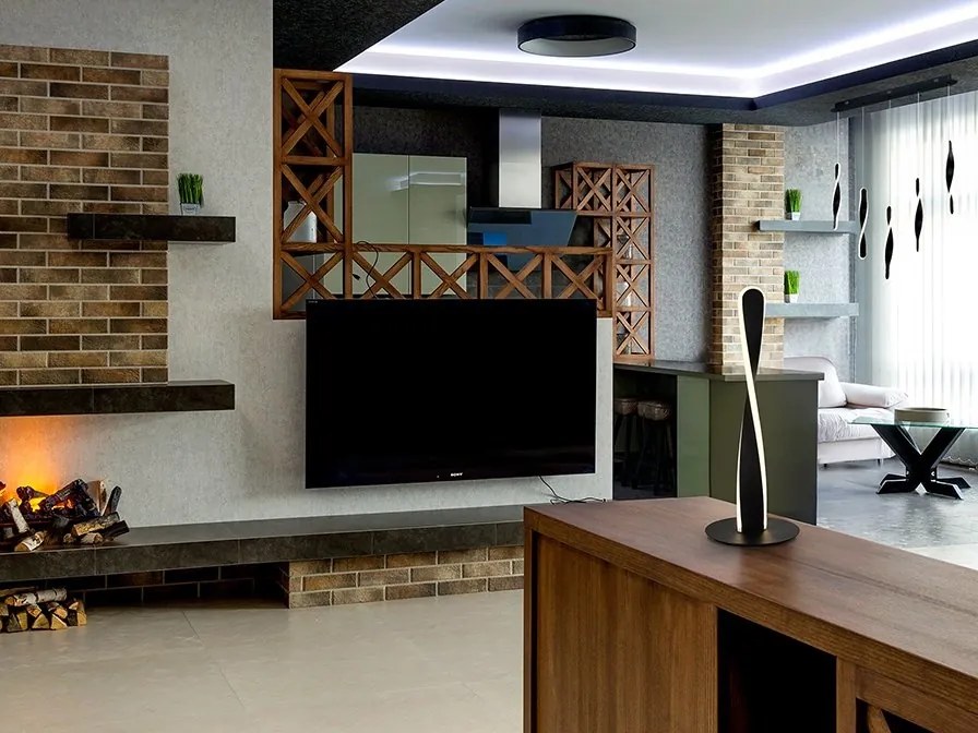 Veioza/Lampa de masa LED design modern Twist