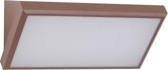 Brilagi - Aplică LED RGBW de exterior TRIANGLE 1xE27/15W/230V maro IP65