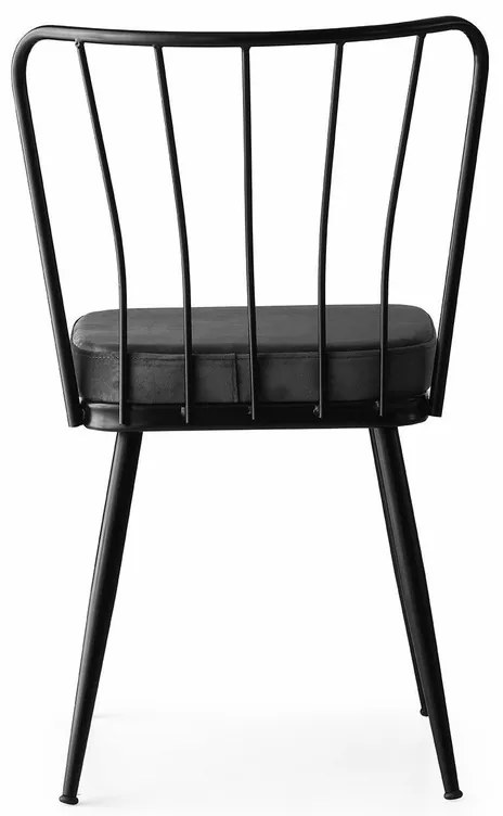 Set de scaune de sufragerie Yildiz Black, 2 buc.