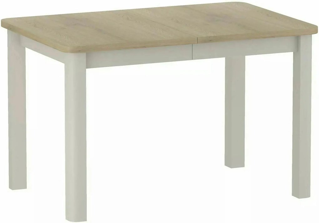Masă extensibilă OSKAR, stejar cremona/cașmir, PAL laminat/MDF, 120–20