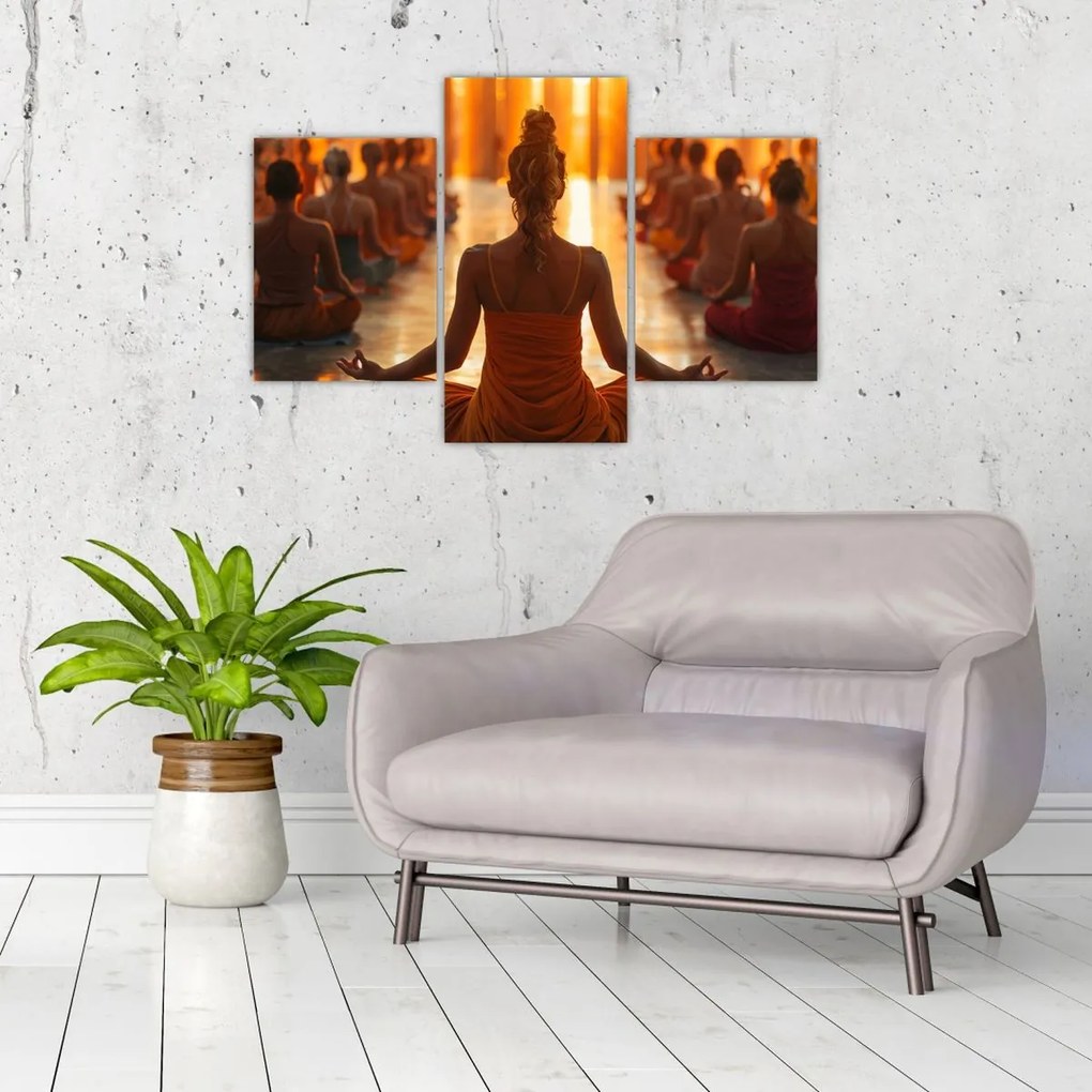 Tablou - Lecții de yoga (90x60 cm)