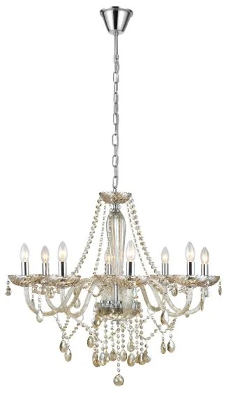 Eglo 39093 - Lustra BASILANO 8xE14/40W/230V