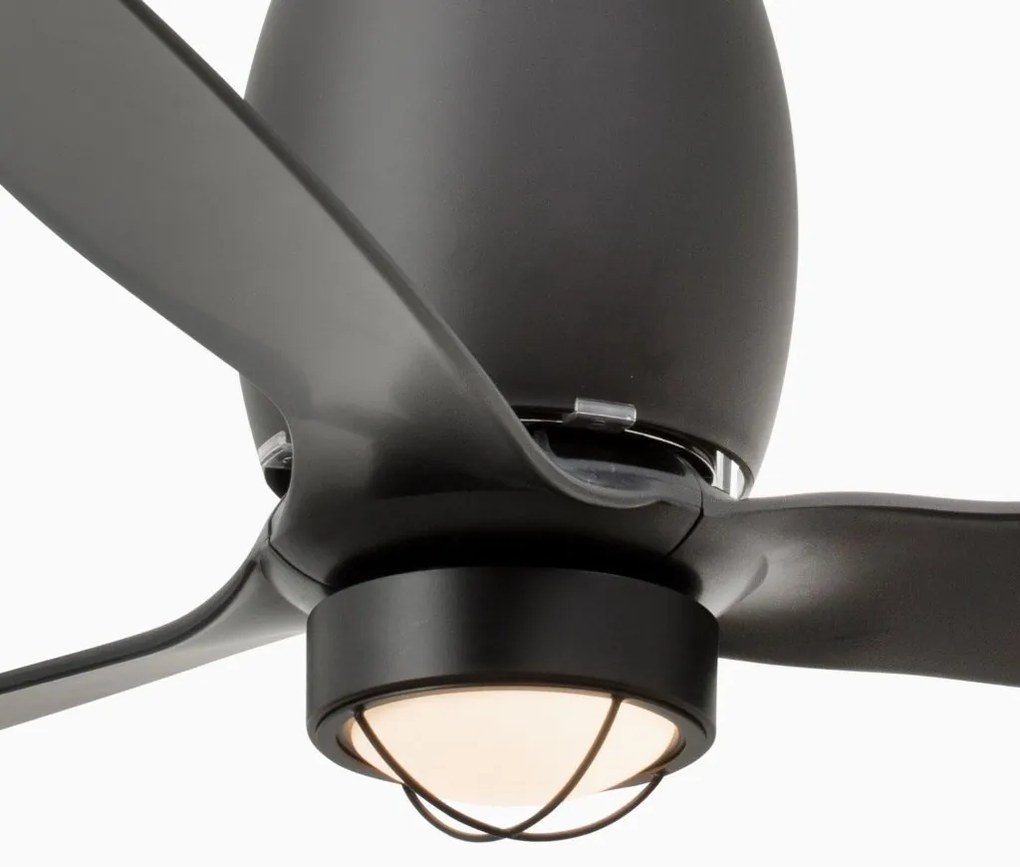 Lustra cu Ventilator si telecomanda ETERFAN M LED negru