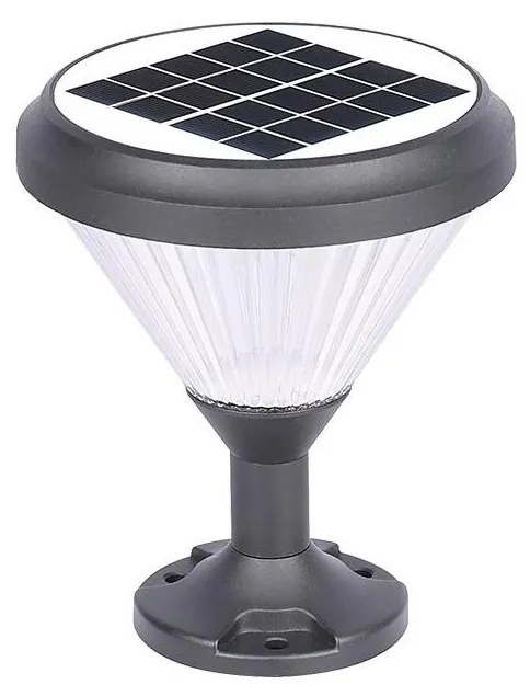 Corp de iluminat LED solar 2 în 1 Prezent 65291 AKRA LED/10W/3,2V IP65 2000 mAh