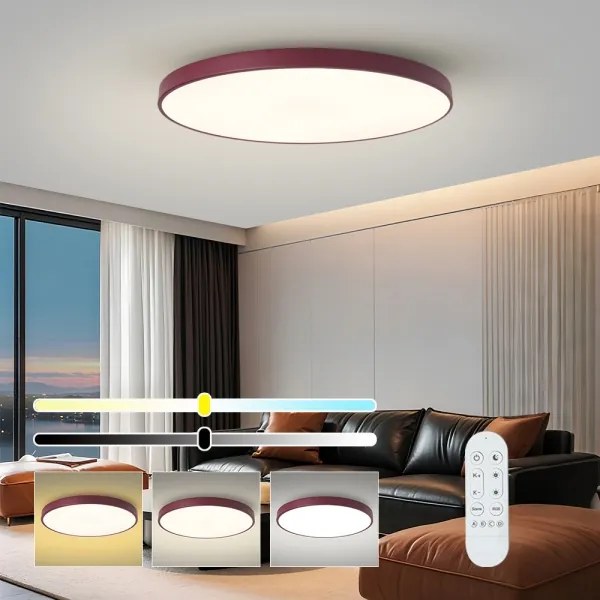 Brilagi-LED Corp de iluminat LED dimabil pentru piscină POOL SMART, 128 W, 230 V, 100 cm, Wi‑Fi Tuya + telecomandă, vișiniu