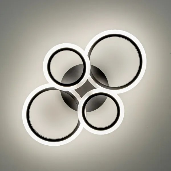 Lustră LED dimabilă aplicată Brilagi ORBITS LED/50W/230V 3000-6500K antracit + telecomandă